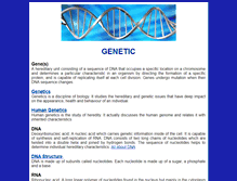 Tablet Screenshot of genetic.com.au